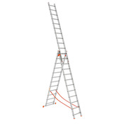 Трёхсекционная алюминиевая лестница Вектор 3х12