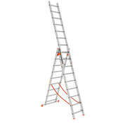 Трёхсекционная алюминиевая лестница Вектор 3х9
