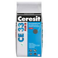 Фуга 33+ ceresit сірий цемент 2кг 115