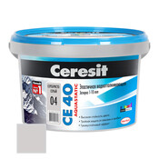 Затирка Ceresit CE 40 світло-сіра, 2 кг