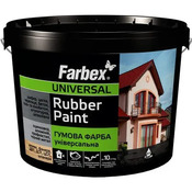 Фарба гумова універсальна FARBEX 3,5 кг чорна