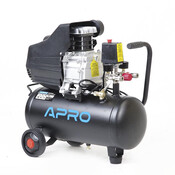 Компрессор одноцилиндровый APRO 24 л, 1,5 кВт (2 крана)