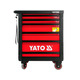Шкаф-тележка с инструментами на колесах YATO YT-5530 (набор 177 шт)