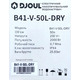 Водонагрівач електричний DJOUL B41-V-50L-DRY з сухим теном 50 л 2 кВт