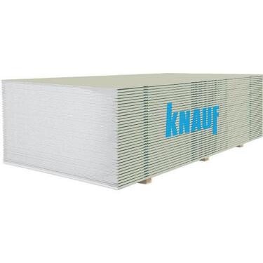 Гипсокартон KNAUF 9,5 мм (1,2мх2,5м, 3 кв.м, потолочный)