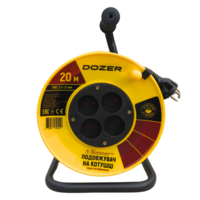 Подовжувач на котушці DOZER б/з ПВС 20м (2,0 х 1,5)