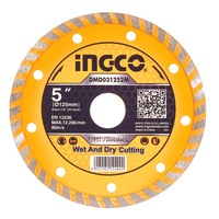 Диск алмазний турбохвиля 125×7,5×22,2 INGCO DMD031252M
