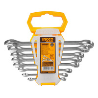 Комплект комбінованих гайкових ключів 6–19 мм 8 шт. INGCO INDUSTRIAL HKSPA1088-I
