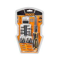 Отвертка-трещотка с битами и головками INGCO HKSDB0248