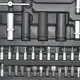 Набор инструментов профессиональный 1/2" и 1/4" 110 ед. WERK 70221
