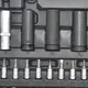 Набор инструментов профессиональный 1/2" и 1/4" 110 ед. WERK 70221