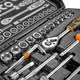 Набір головок торцевих з тріскачкою 1/4 "45 предметів INGCO INDUSTRIAL HKTS14451