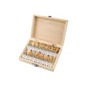 Набір фрез Tolsen по дереву 15 шт. Ф8мм Профі (75681)