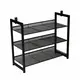 Стелаж для дому DOZER (чорний,3 полиці)
