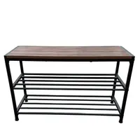 Полиця для взуття DOZER (чорна, 2 полиці)  