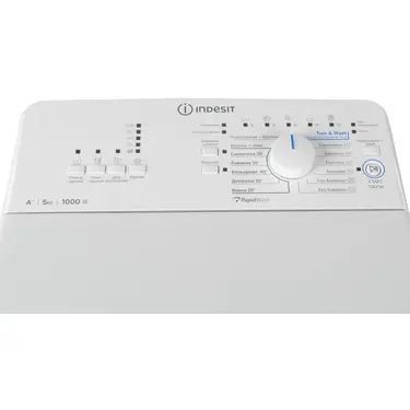 Пральна машина з вертикальним завантаженням Indesit BTW A51052 (UA/EU)