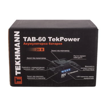 Акумуляторна батарея Tekhmann TAB-60