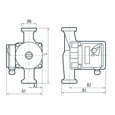 Циркуляционный насос Насосы + BPS 25/4 -180+ гайка