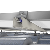 Комплект оцинкованного крепления для солнечных панелей на скатную крышу (на 1 модуль)