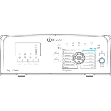 Пральна машина з вертикальним завантаженням Indesit BTW S50400 EU/N