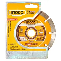 Диск алмазний сегментний 125x10x22,2 INGCO DMD011252