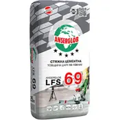 Цементная стяжка Anserglob LFS 69 25 кг