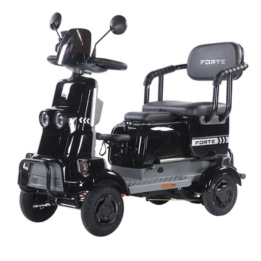 Трицикл акумуляторний FORTE SONIC-WN 800B Чорний (+Акумулятор 72V20A 6шт)