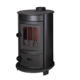 Піч-камін на дровах Duval EM-5127 BL (Black Edition), з варильною поверхнею