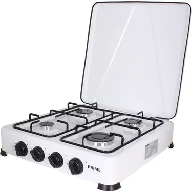 Плита газова настільна PRIME Technics PGK 407 CW (4 конфорки)