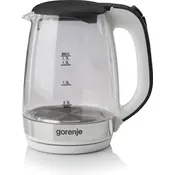 Чайник електричний Gorenje K17GXG, скло, 1.7 л, 1850-2200 Вт, технологія Strix