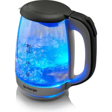 Чайник електричний Gorenje K17GXG, скло, 1.7 л, 1850-2200 Вт, технологія Strix