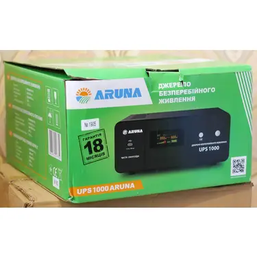 Комплект ДБЖ Aruna UPS 1000 з акумулятором GEL 120-12 (12В, 120 А·год)