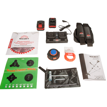 Коса акумуляторна Vitals Master AZT 3680-1n BL Kit (36В, 800Вт, з АКБ та ЗП)