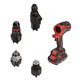 Набір акумуляторний Vitals Master COMBO KIT 4.2 18V, 430Вт, шурупокрут, перфоратор, гайковерт, шліфмашинка