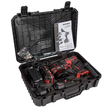 Набір акумуляторний Vitals Master COMBO KIT 4.2 18V, 430Вт, шурупокрут, перфоратор, гайковерт, шліфмашинка