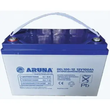 Комплект ДБЖ ARUNA UPS 500 + АКБ GEL 100-12 (500 ВА / 300 Вт, чиста синусоїда, гелевий акумулятор 12 В 100 А·год)
