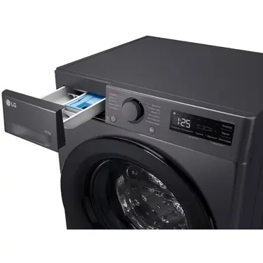 Стирально-сушильная машина LG F2R5FG6J AI DD TurboWash 360° 9 кг/5 кг, 1200 об/мин, узкая 47,5 см