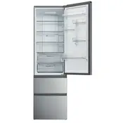 Холодильник Haier HTR3620CNMG 3D 60, 414 л, Total No Frost, высота 2,05 м, Silver