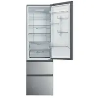 Холодильник Haier HTR3620CNMG 3D 60, 414 л, Total No Frost, высота 2,05 м, Silver