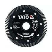 Диск отрезной алмазный YATO TURBO, 125 x 1,3 x 10 x 22,2 мм (YT-59982)