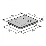 Варильная поверхность VENTOLUX HG622 B9G CS (BK)